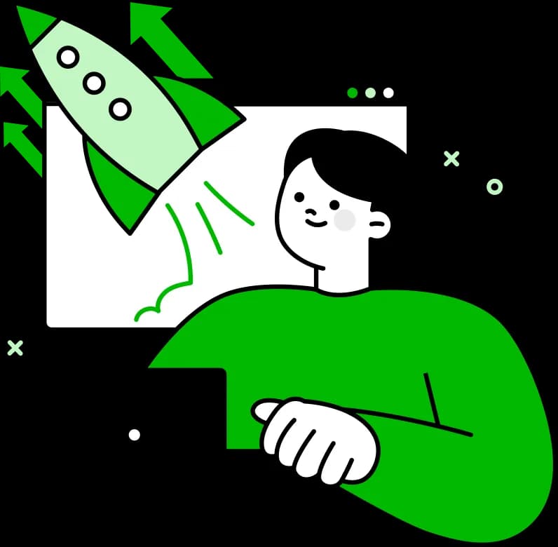 Illustration of LINE Official Account features by DECR