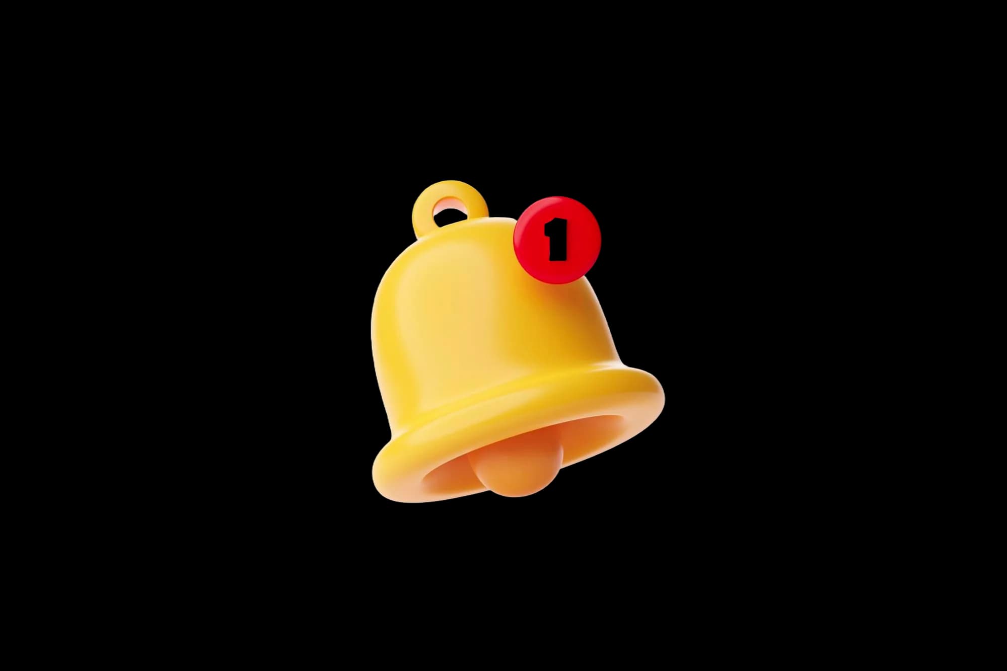 Notification bell icon for LINE OA broadcast messages