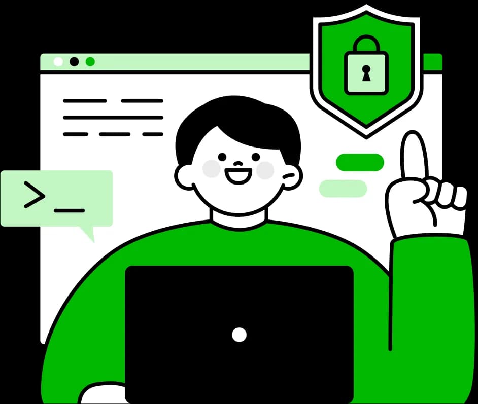 Illustration of LINE Official Account development by DECR