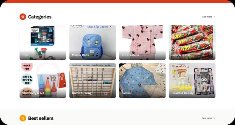 Bolt Commerce online store website screenshot