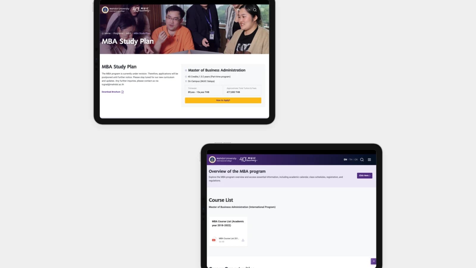 Building the MAHIDOL Database System: Update once and keep data consistent across the whole site while cutting duplication, by Decorear