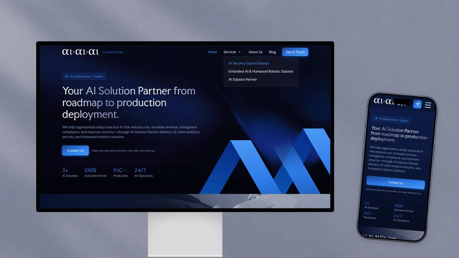 AIAIAI Headless CMS Website Development by Decorear