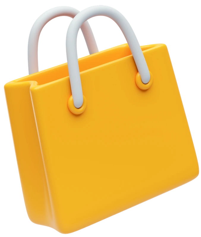 Shopping bag illustration for Bolt Commerce payment section