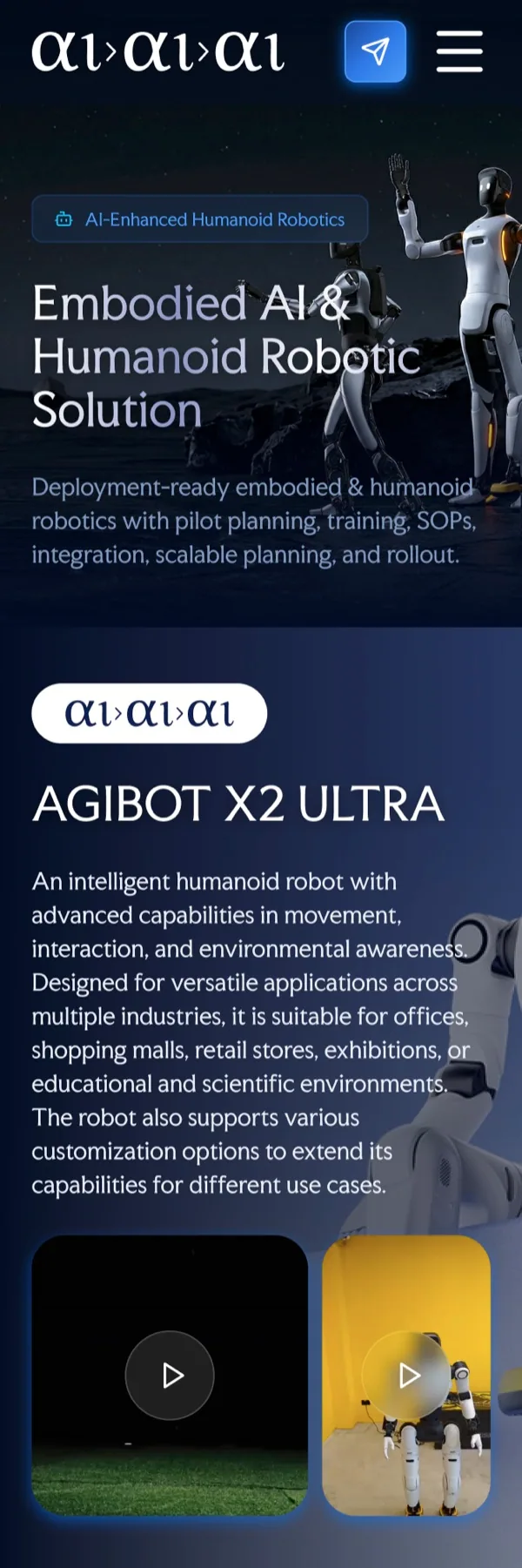 AIAIAI headless CMS website screenshot 2