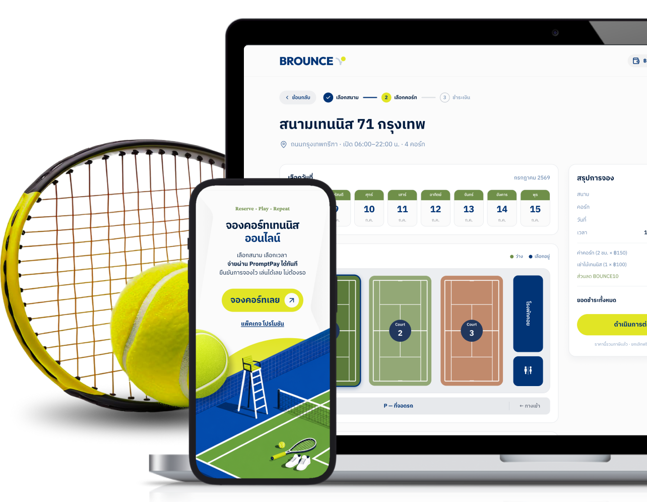 A sports venue booking system