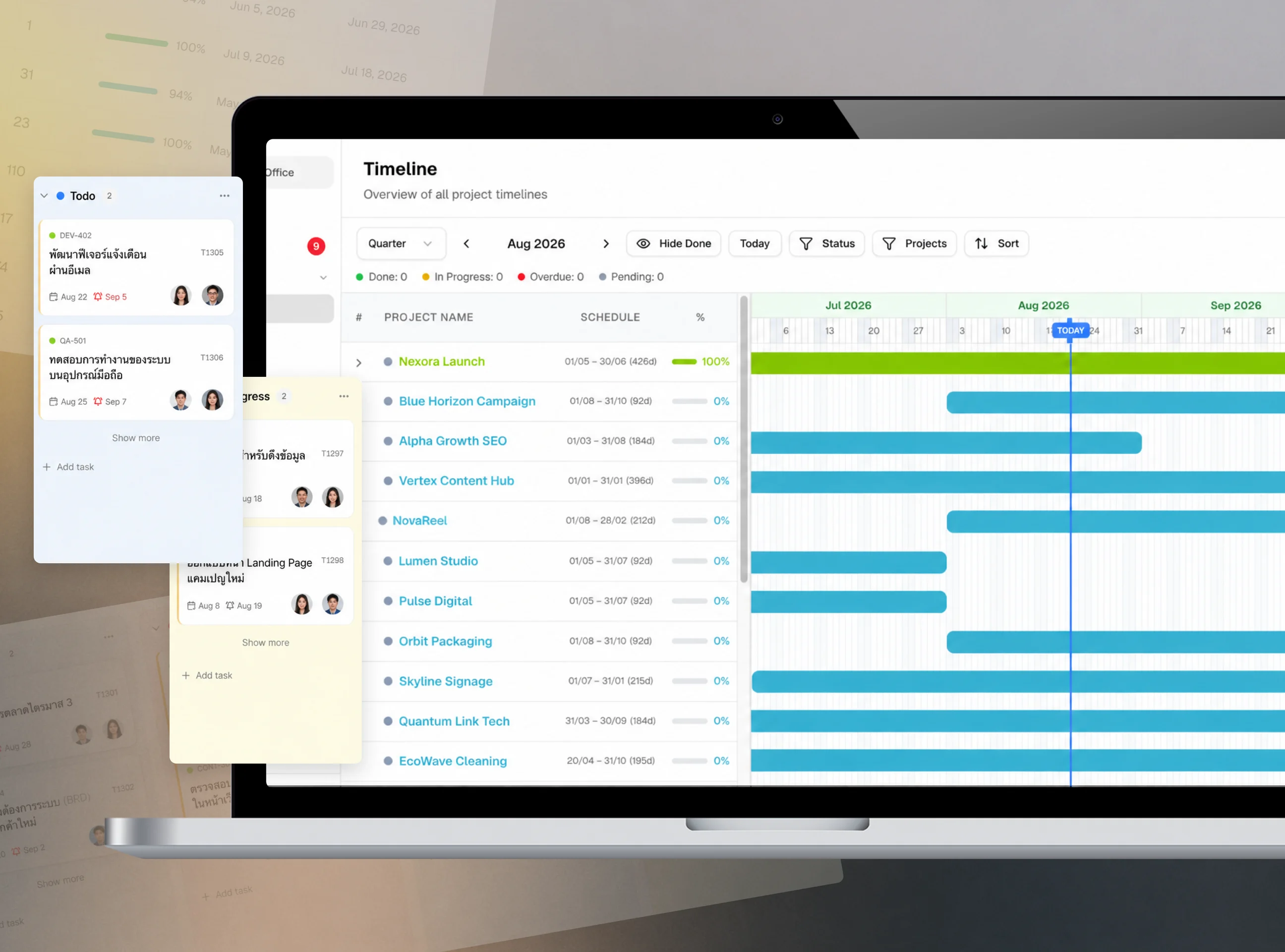 Decorear PM — Project Tracking